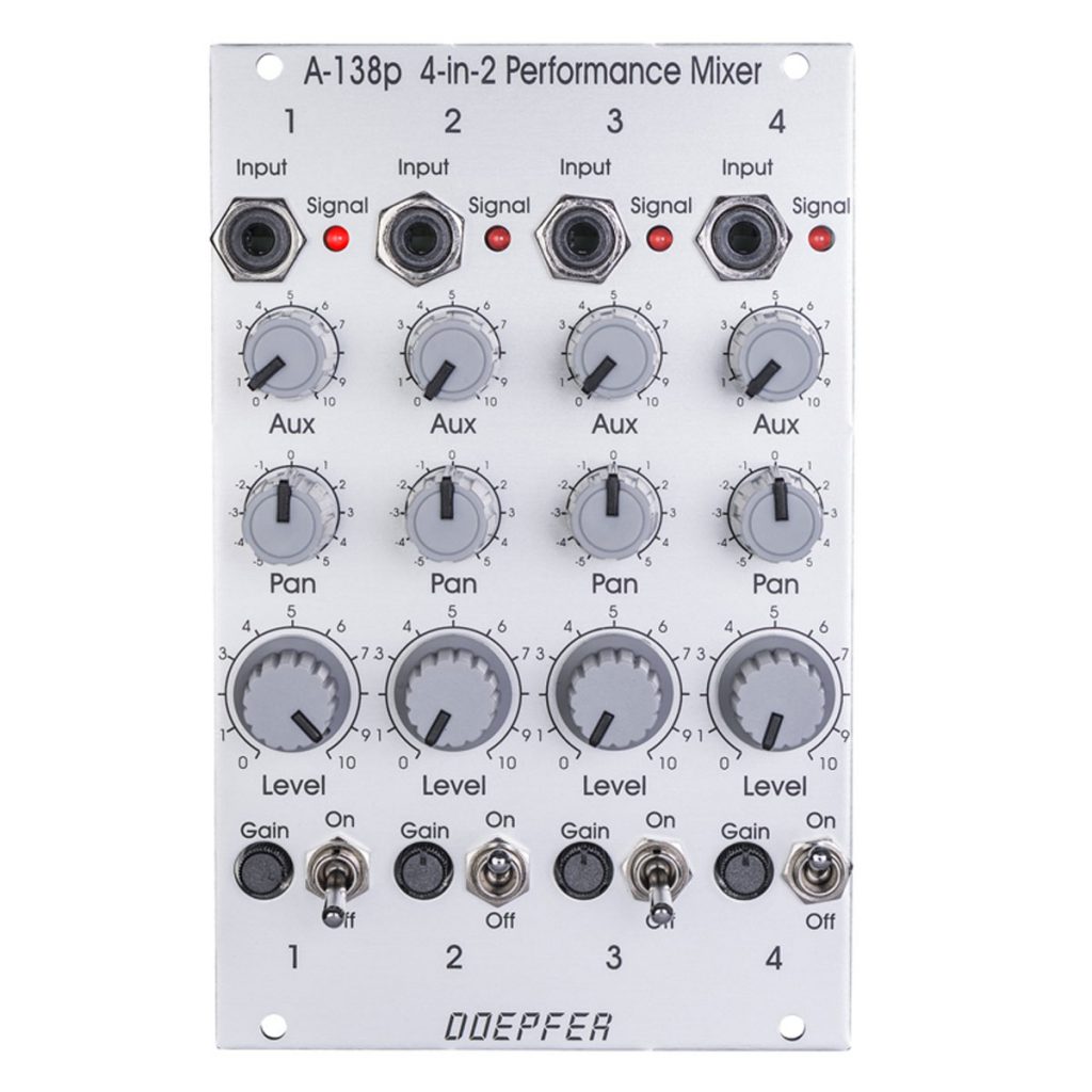 vintage edition Doepfer A-138sv Mini Stereo Mixer Module