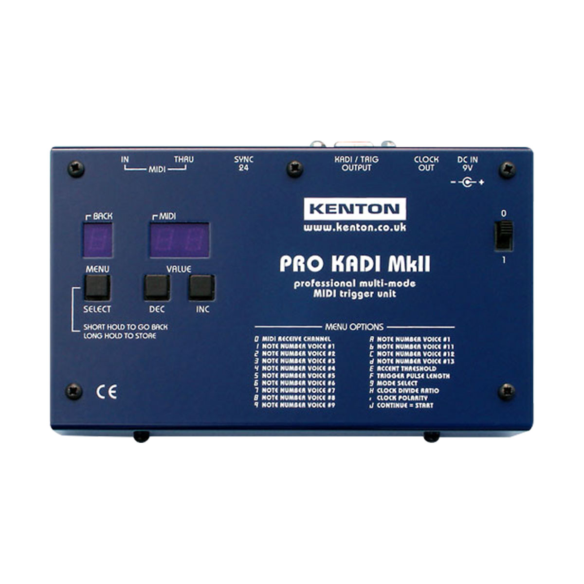 Pro Kadi Mkii Version Supplied With Kadi Cable Kenton Electronics