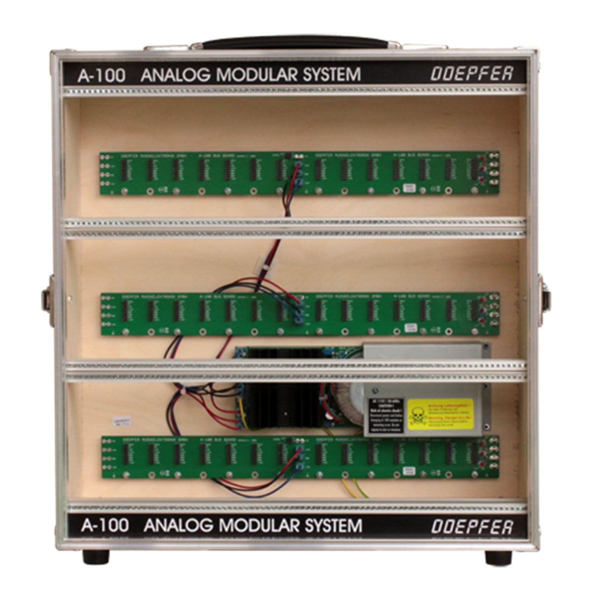 画像要確認】モジュラーシンセ用ケース ユーロラック 84HP 電源付き