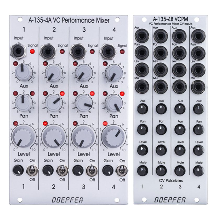 A-135-4AB VC Performance Mixer - A-100 Eurorack Modular 