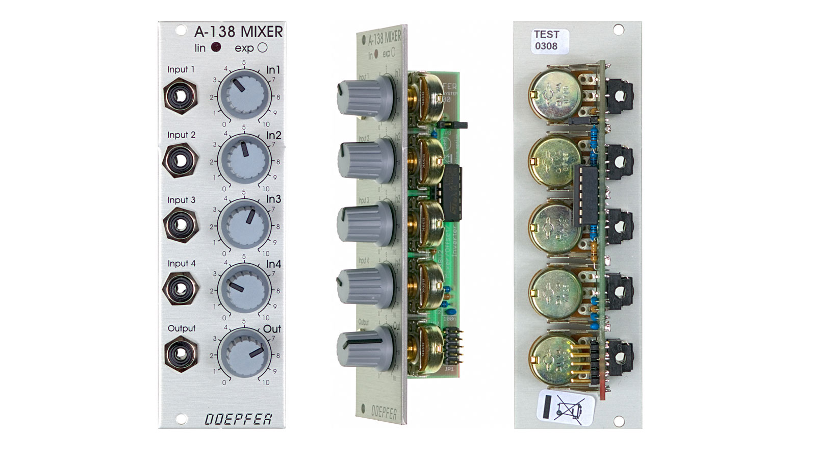 A-138a MIXER lin Liner - A-100 Eurorack Modular Synthesizer - 有限