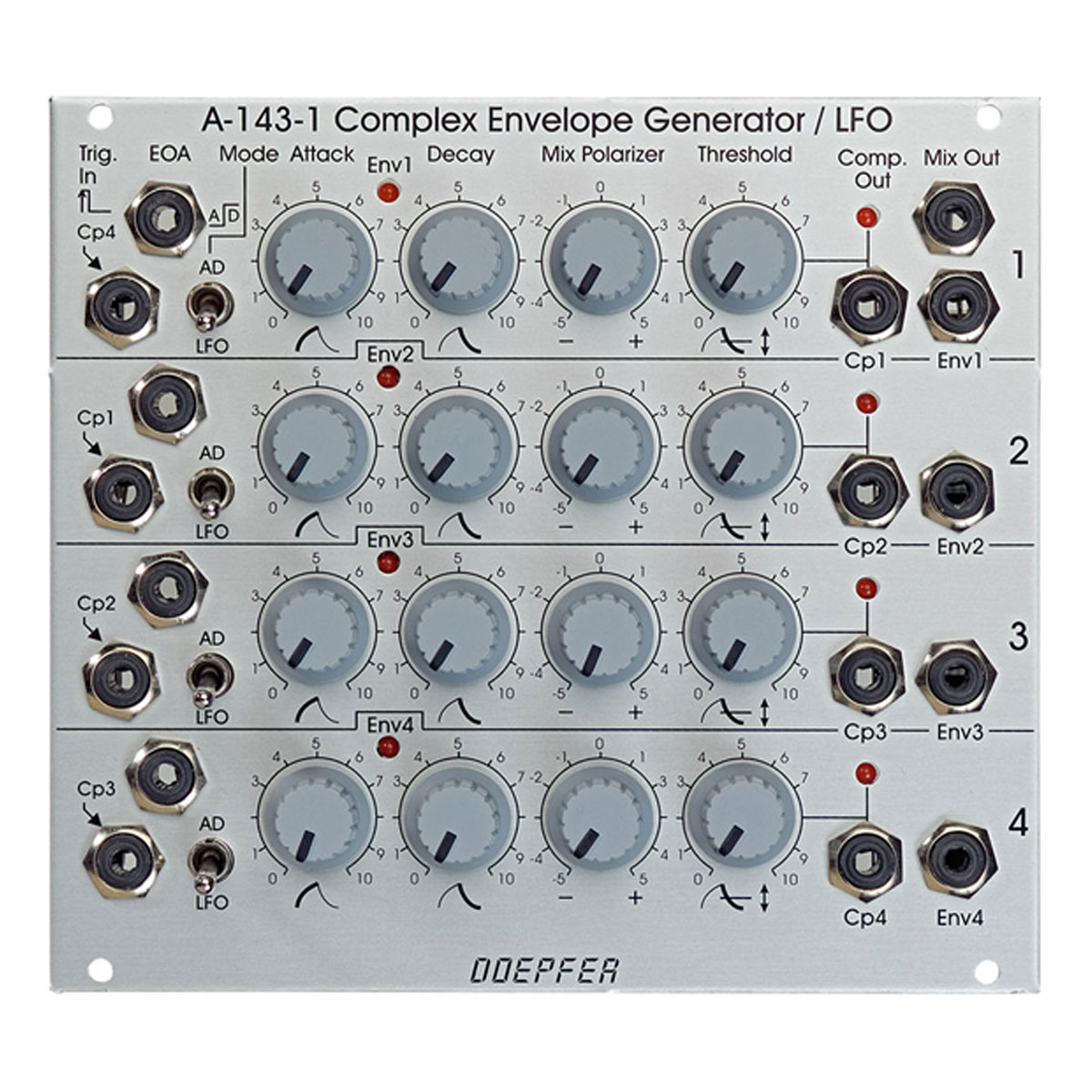 A-143-1 Complex Envelope Generator/LFO - A-100 Eurorack Modular ...