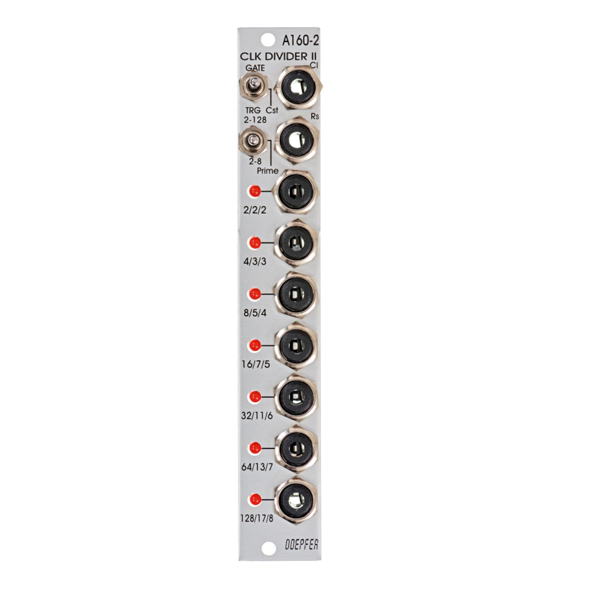 A-160-2 Clock/Trigger Divider II - A-100 Eurorack Modular 