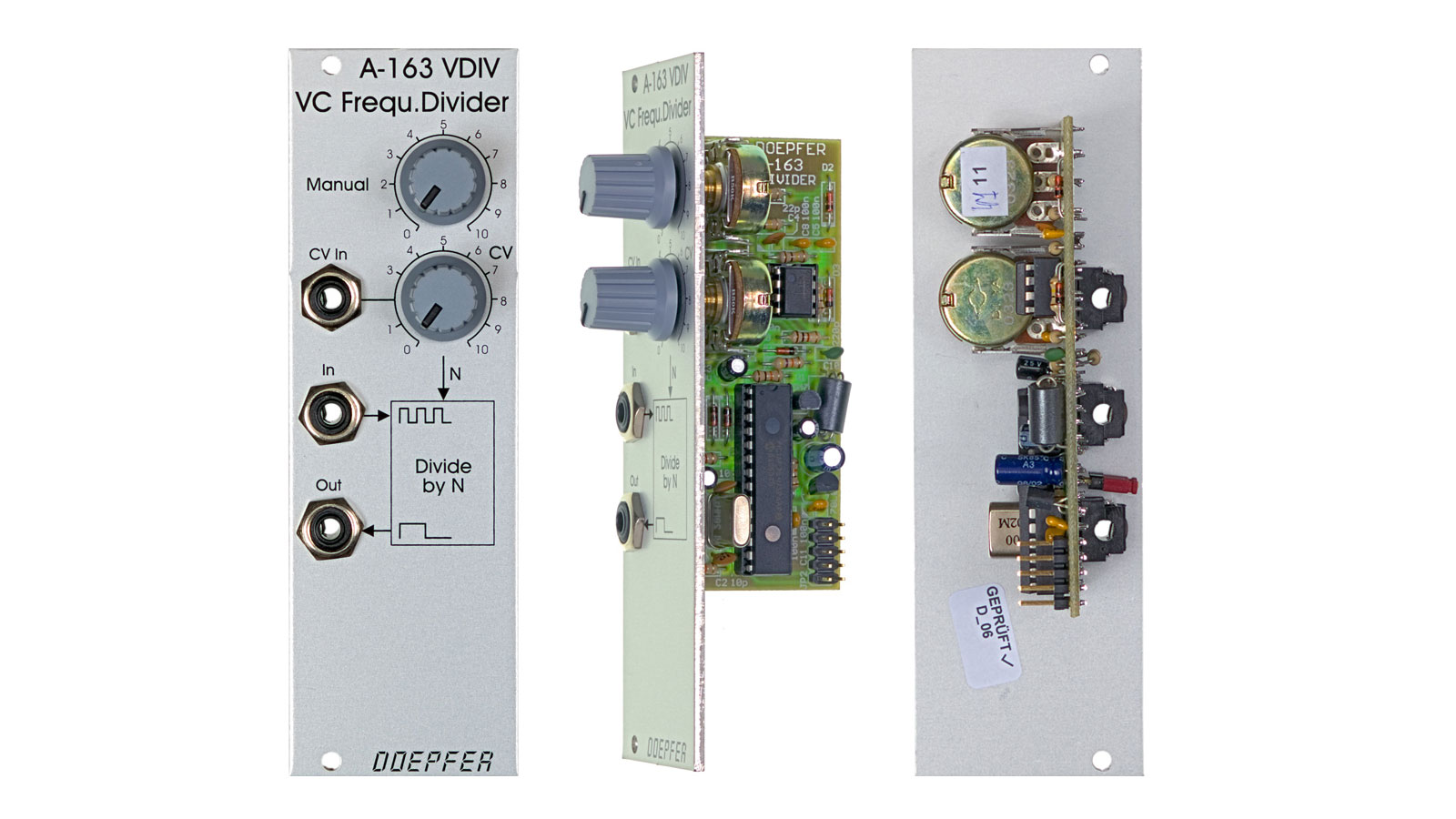 A-163 VDIV VC Frequ.Divider - A-100 Eurorack Modular Synthesizer ...