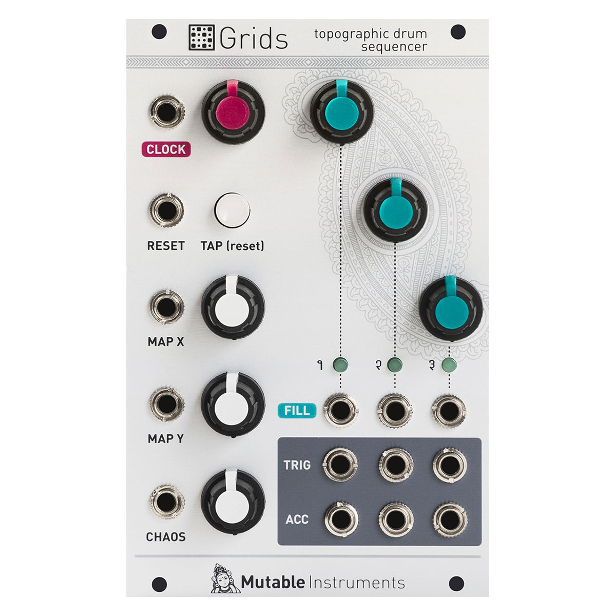 Mutable Instruments Grids モジュラーシンセ