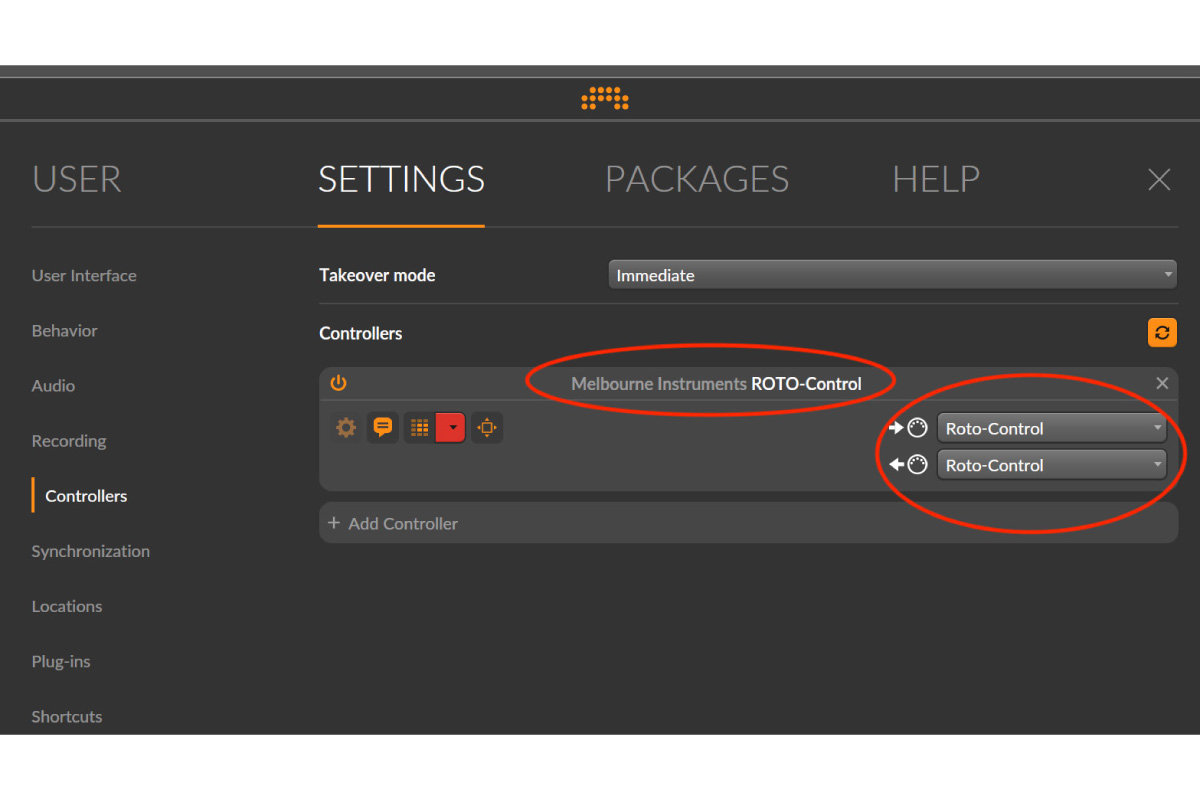 Roto_Bitwig_Settings