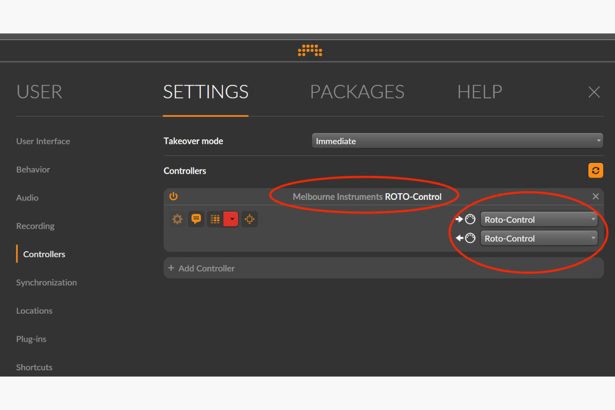 Roto_Bitwig_Settings