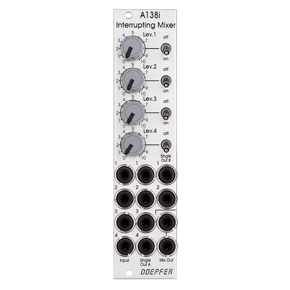 A-138i Interrupting Mixer - A-100 Eurorack Modular Synthesizer 