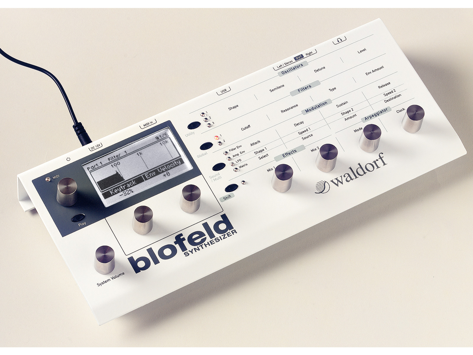 【販売開始】シンセサイザー)Waldorf Blofeld(Sample Option アップグレード済） 音源モジュール