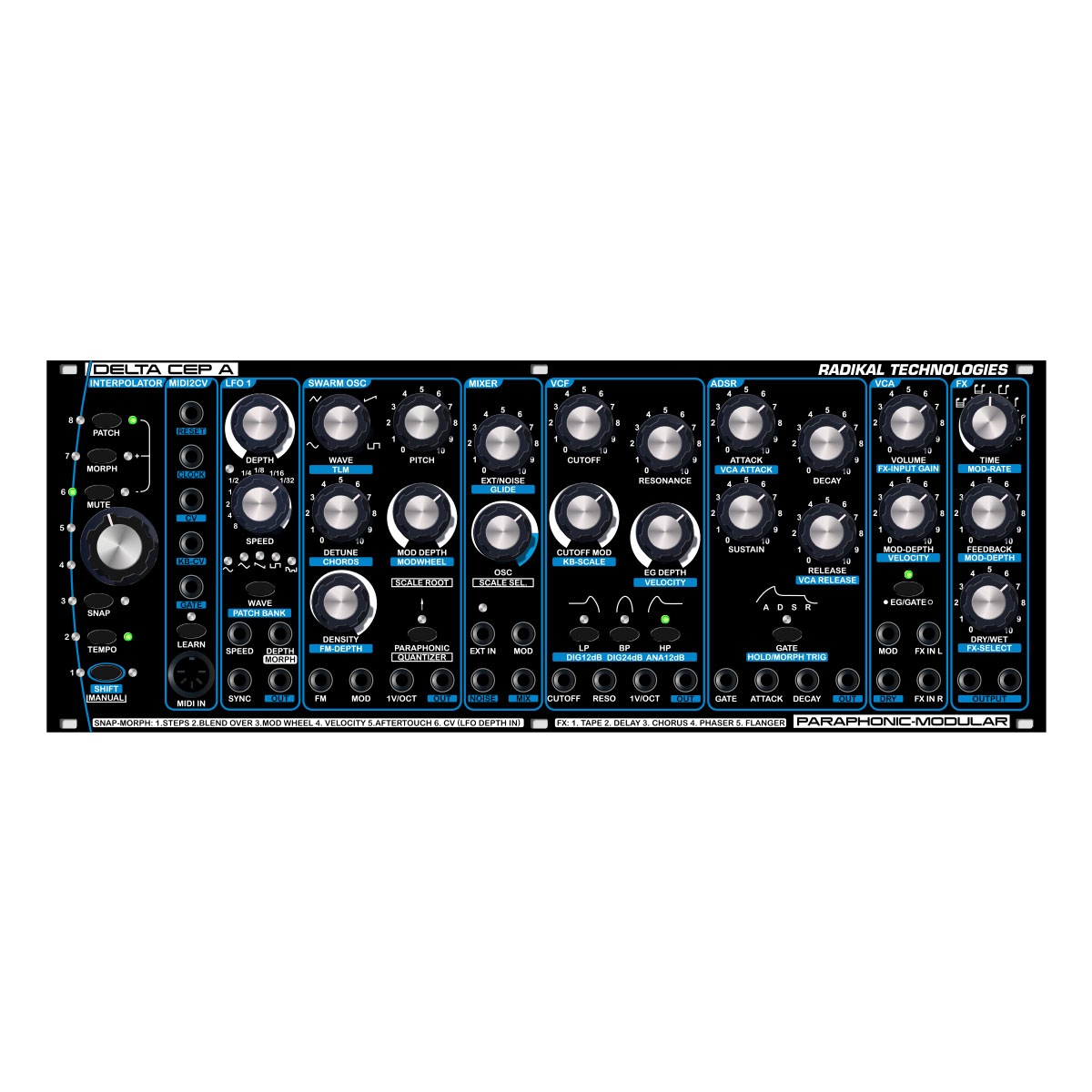 Delta CEP A Module - Radikal Technologies - 有限会社 福産起業