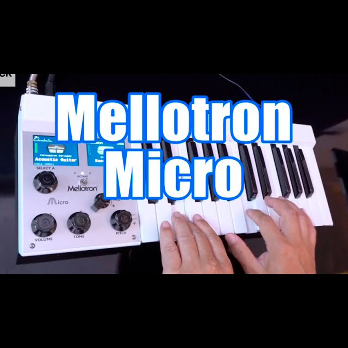 氏家克典氏による Mellotron Micro のデモ&レビュー動画が公開 