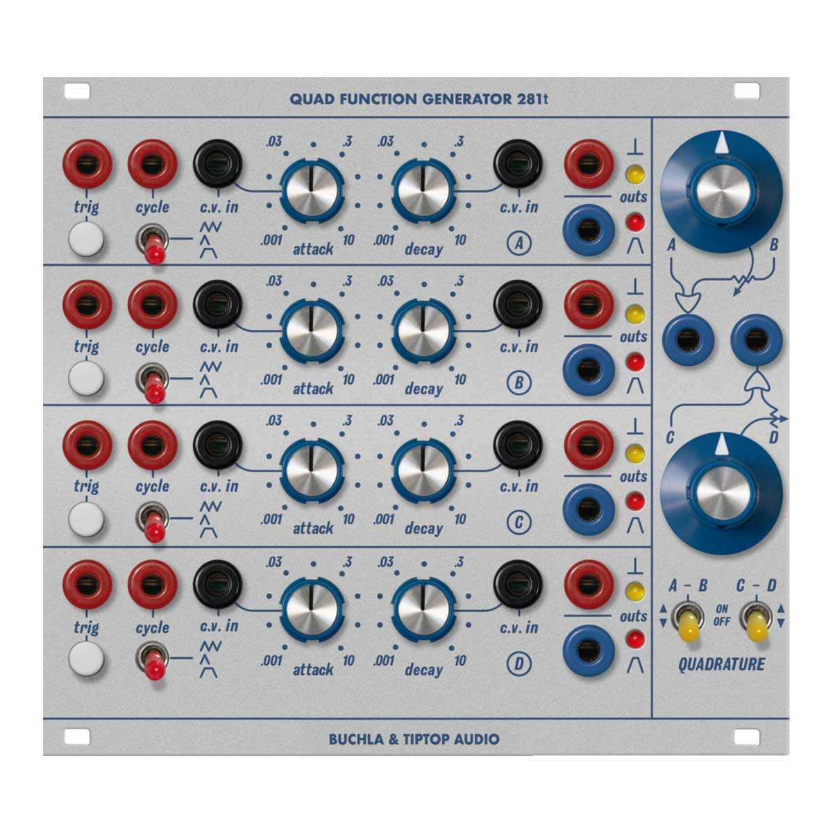 Model 281t Quad Function Generator - Tiptop Audio - 有限会社 福産 