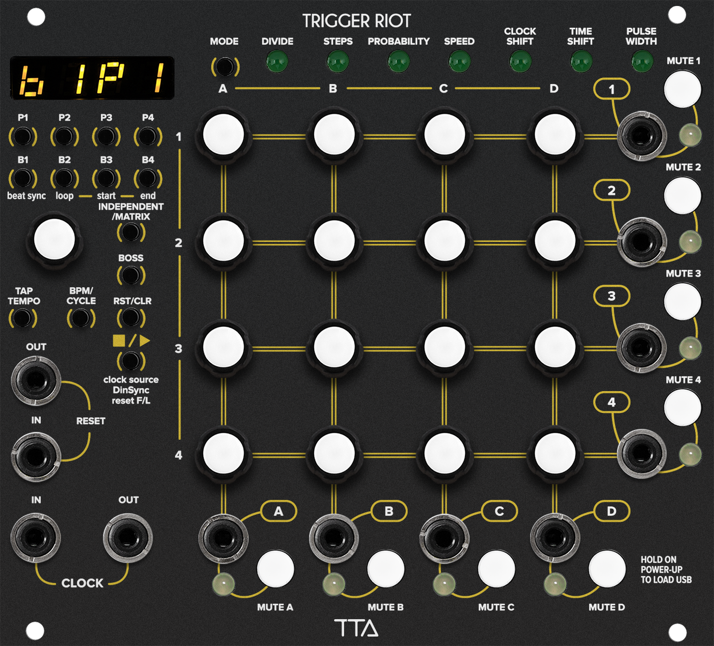 Trigger Riot（Black Panel） - Tiptop Audio - 有限会社 福産起業