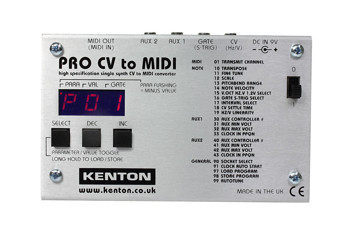 PRO CV to MIDI - KENTON Electronics - 有限会社 福産起業 - FUKUSAN KIGYO CO,. LTD.