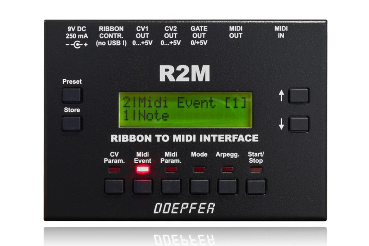 DTM・DAW Doepfer R2M touch Ribbon controller R2M + Manual Ribbon - Doepfer - 有限会社 福産起業 - FUKUSAN KIGYO
