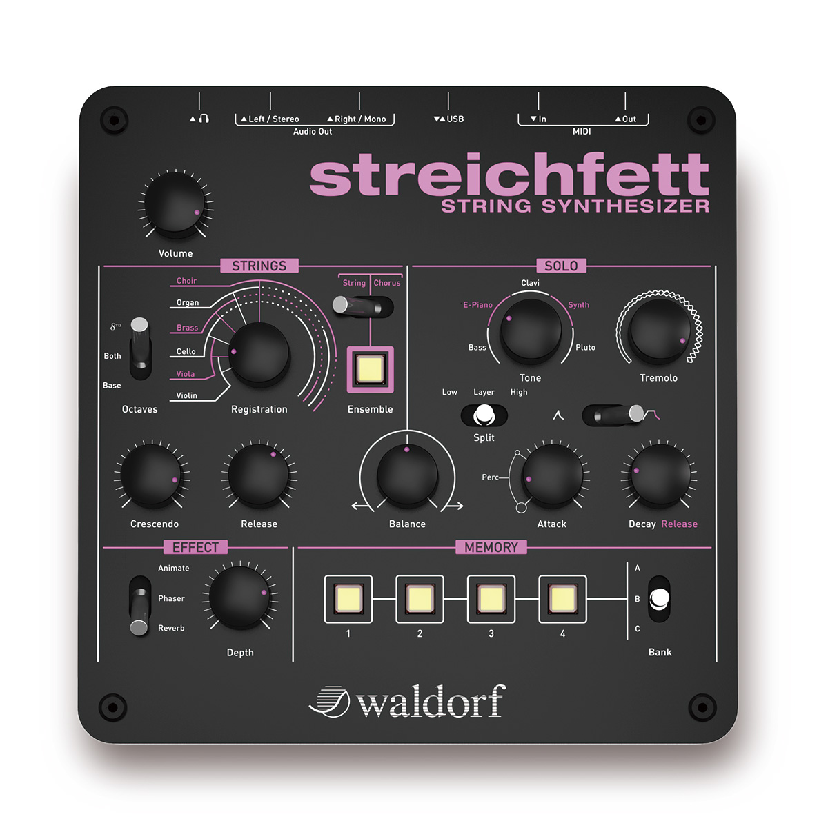 waldorf streichfett シンセサイザー