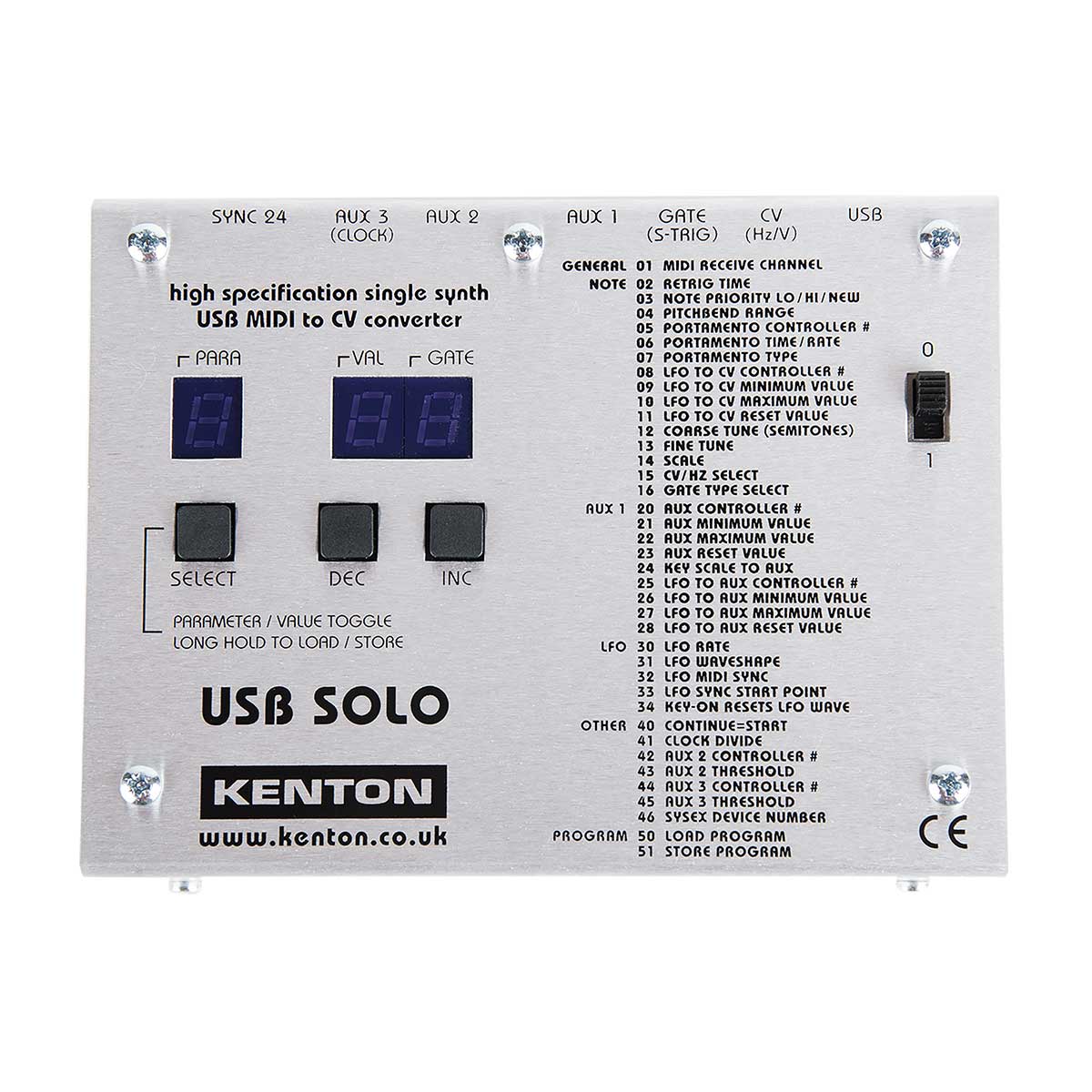 USB-SOLO - KENTON Electronics - 有限会社 福産起業 - FUKUSAN KIGYO CO